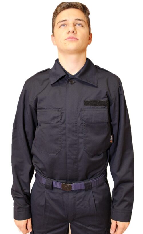 Dienstbluse blau